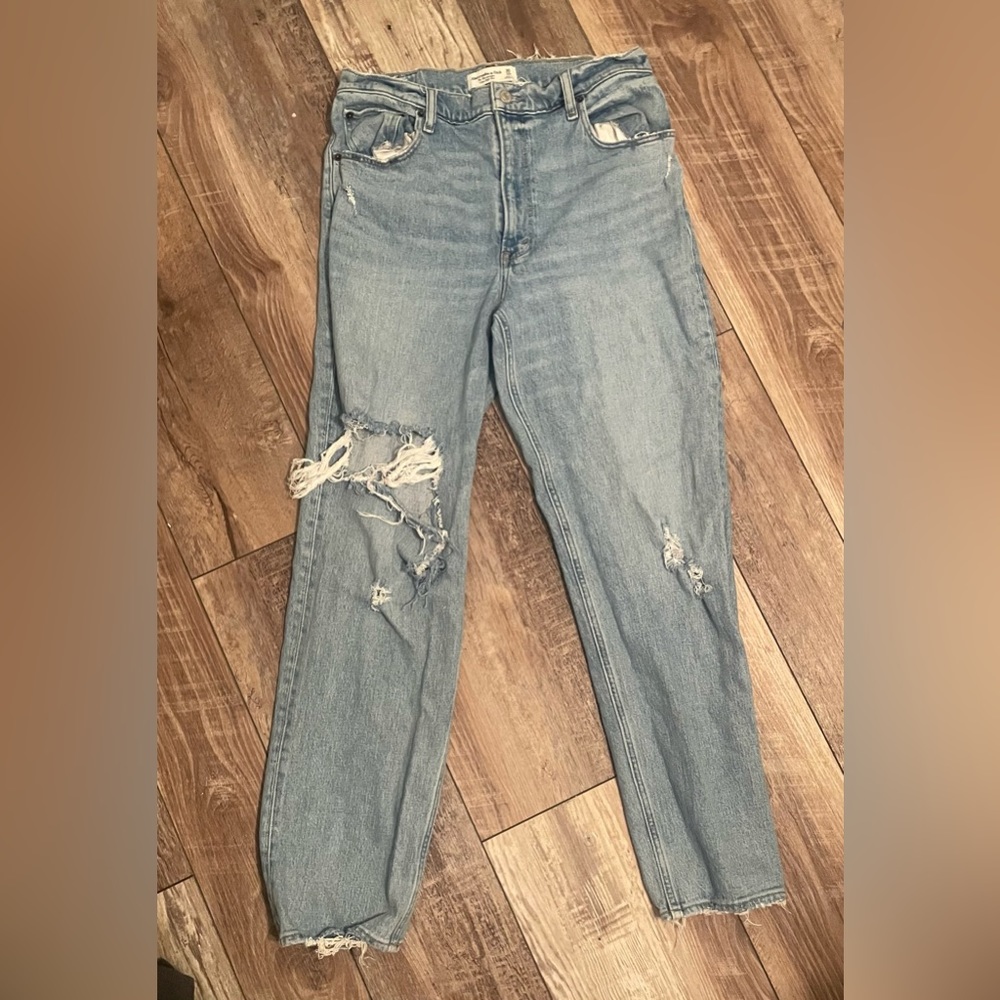 Abercrombie ultra high rise 90s straight jeans
